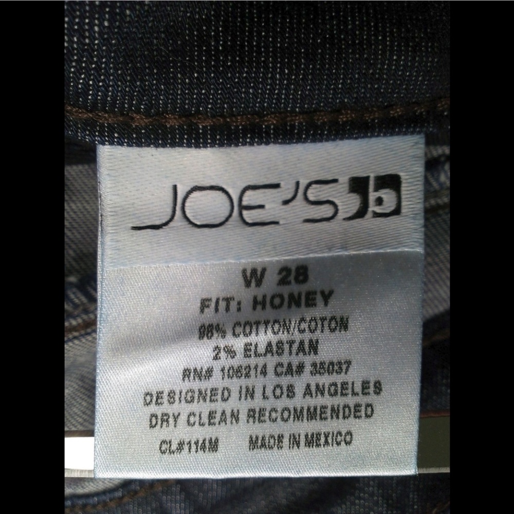 SOLD Joe's Honey Fit Baicy BootCut Womens 28 #328 - Picture 7 of 9